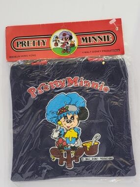 Pretty Minnie Navy Minnie Mouse Canvas Bag